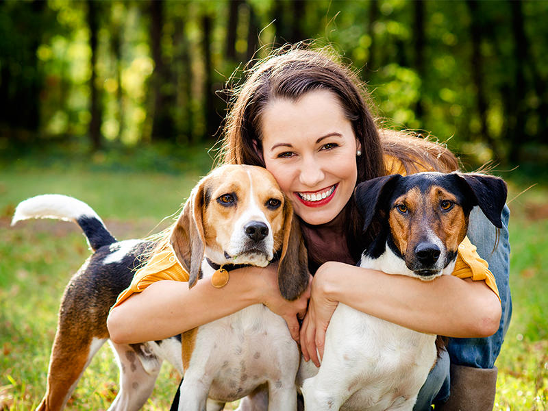 Woman with Two Dogs 3 Woman with Two Dogs 3